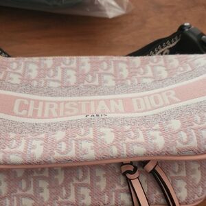 Dior Pink and Cream Crossbody Bag